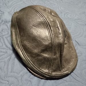 Leather Black Hat L-XL